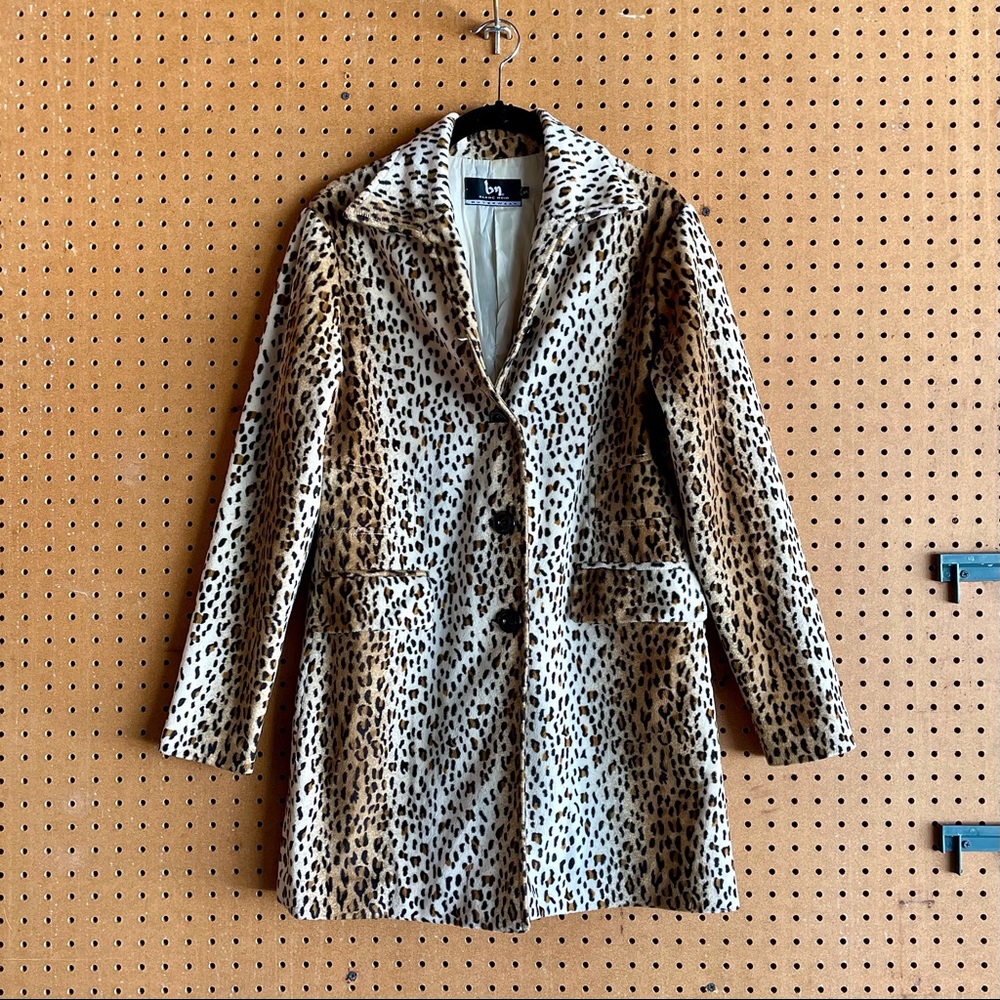 VINTAGE BLANC NIOR LEOPARD COAT